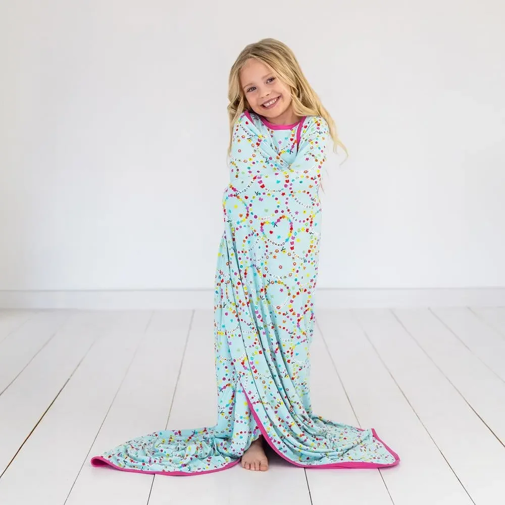 NWT Little Sleepies Friends Forever Large Cloud Blanket
